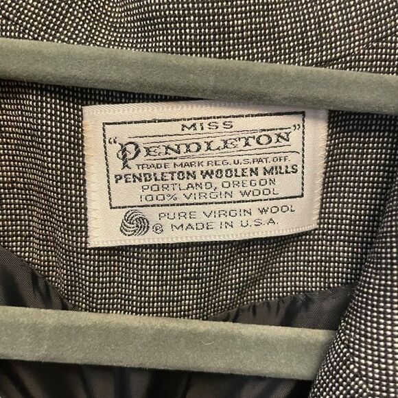 Vintage Miss Pendleton Virgin Wool Blazer - Picture 7 of 8